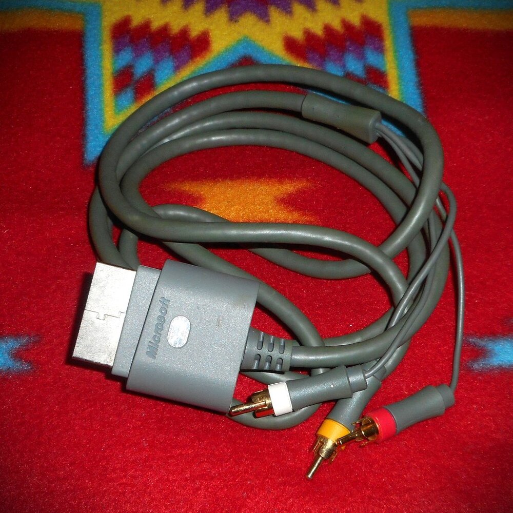 Original Microsoft Xbox 360 Composite A/V Cable